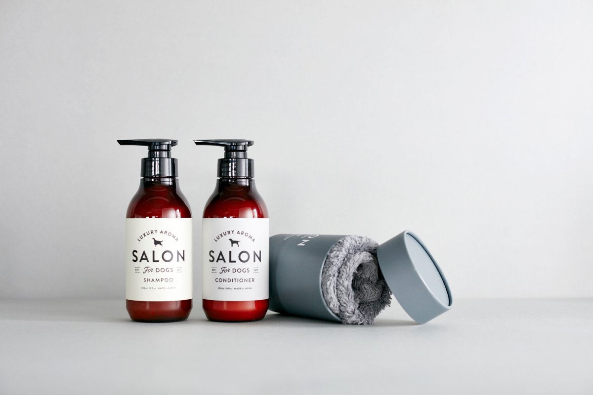 画像2: 【SALON FOR DOGS】 優しいタオル 　ミネラルシャンプー、ミネラルコンディショナーセット (2)