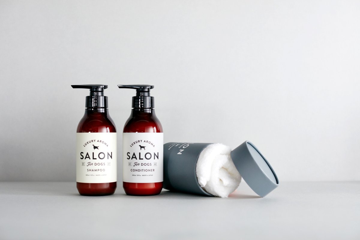 画像3: 【SALON FOR DOGS】 優しいタオル 　ミネラルシャンプー、ミネラルコンディショナーセット (3)