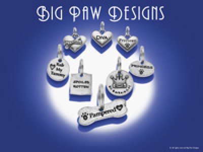 画像1: 【Big Paw Designs】ドッグチャーム Rescued Bone