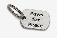 画像1: 【Big Paw Designs】ドッグチャーム Paws for Peace (1)