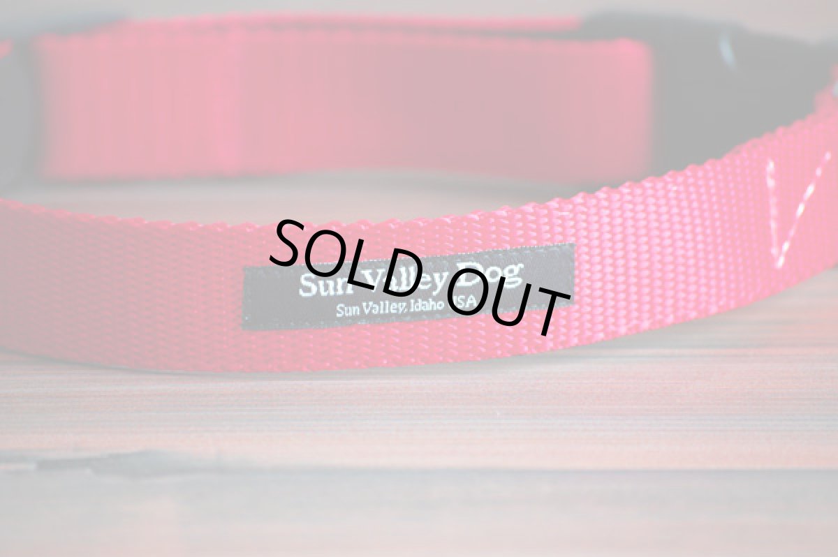 画像2: 【Sun　Valley】 New ウェブカラー首輪　Red (2)